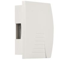 Zamel Звонок "ДУО", проводной, эл.-механич., 220 В, белый, 72/82 дБ