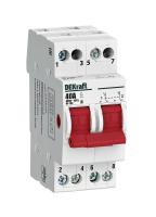 Dekraft Трехпозиционный выключатель-разъединитель 2P 40A ВР-103 Dekraft Трехпозиционный выключатель-разъединитель 2P 40A ВР-103