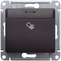 SE Glossa Шоколад Выключатель карточный, сх.6