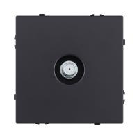 Розетка TV, черный матовый Kollinger Eclipse EC-020BK