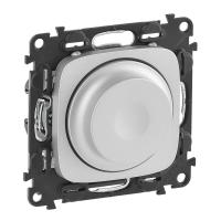 Legrand Valena ALLURE DIY Алюм Светорегулятор поворотный, 300Вт, универсальный, без нейтрали