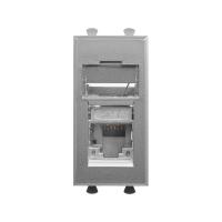 DKC Avanti Закаленная сталь Компьютерная розетка RJ-45  категория  6 экранированная 1 модуль