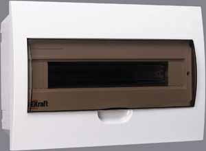 DEKraft ЩРВ-П-18 Корпус модульный пластиковый IP41, 18 модулей встраиваемый DEKraft ЩРВ-П-18 Корпус модульный пластиковый IP41, 18 модулей встраиваемый