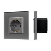 Arlight Розетка электрическая с Zigbee управлением SCT-OMALI-EUZB1-PL-GR (240V, 16A, Zigbee) (-)
