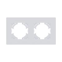 Рамка 2-постовая, белый матовый Kollinger Eleganz Plex EP2WM