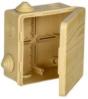 IEK Коробка расп. КМ 100х100х50мм о/к IP54 8 вв. сосна