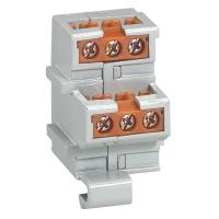 Legrand Блок вспомогательных контактов 1 переключающий сигнальный/1 переключающий вспомогательный контакт для DRX 125 и 250