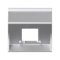 Simon Cima 500 Алюминий Адаптер для 1 шт RJ-45 CJ545.., CJ645.., CJ6A45F + MD67, наклон, 50х50мм,