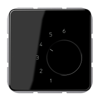 JUNG комнатный термостат, чёрный