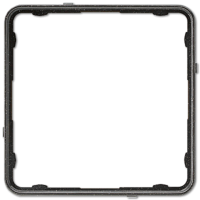 JUNG CD+ Черный металлик Внешняя цветная рамка