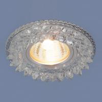 Встраиваемый точечный светильник с LED подсветкой 2212 MR16 CL прозрачный Elektrostandard Nubi a039675