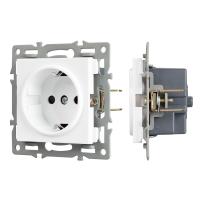 Arlight Механизм электрической розетки SCT-MEU1-PL-WH (250V, 16A) (-)