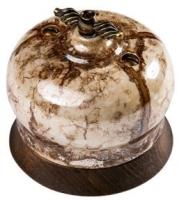 BIRONI Фаберже Керамика Мрамор золото Выключатель перекрестный 2-кл