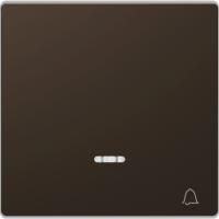SE Merten D-Life Мокко Клавиша с линзой для LED модуля, символ «звонок»