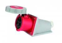 DEKraft Розетка стац. 3Р+РЕ+N 63А 380В IP67 РС-103