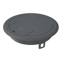 OBO Bettermann Лючок GES R2, 40х140 мм, с кабельным выводом (полиамид, серый)