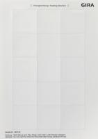 Gira Пленка для нанесения надписей