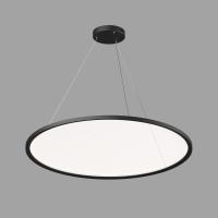 DK6620-BK Подвесной горизонтальный светильник Veil со светодиодом H900 d1000 220V 96W 3000-6000K IP20 черный алюминий