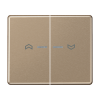 JUNG Клавиши для сдвоенной кнопки BCU золотая бронза