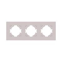 Рамка 3-постовая, кашемир матовый Kollinger Aspekt AT3CM