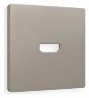 Лицевая панель ALFA (Серо-бежевый матовый) для HDMI розетки QUANT AP3740