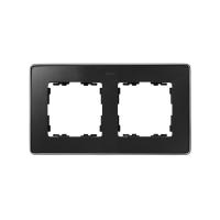 Simon 82 Detail Графит,основание алюминий Рамка 2-ая