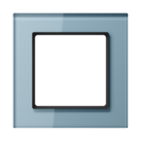 JUNG A creation Стекло Серо-голубая Рамка 1-ая