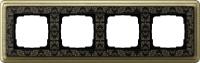 Gira ClassiX Art Бронза/Черный Рамка 4-ая