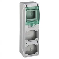 Schneider Electric Kaedra Щит 4 модуля + 2 отверстия IP65