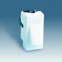 Simon 27 Мех Белый Кабельный вывод, фиксатор выводимого кабеля, узкий