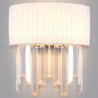 Настенный светильник с абажуром 10122/2 хром Eurosvet Amantea