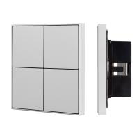 Arlight INTELLIGENT ARLIGHT Кнопочная панель KNX-304-23-IN Silver (BUS, Frame) (IARL, IP20 Металл, 2 года)