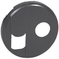 Legrand Celiane2 Графит Накладка розетки RJ-TV