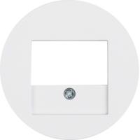 Berker R.1, R.3, R.8 Полярно-белый Центральная панель для розетки TAE