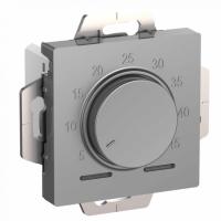 SE AtlasDesign Алюминий Термостат электрон. теплого пола с датчиком, 10A, механизм