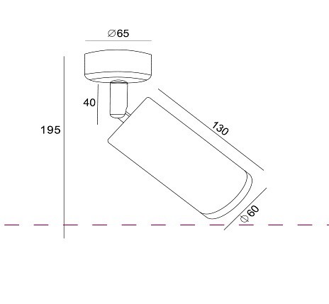 Потолочный светильник C017CW-01W Maytoni Focus