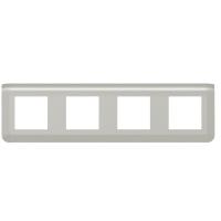 Legrand Mosaiс Рамка - Программа Mosaic - 4Х2 модуля - алюминий