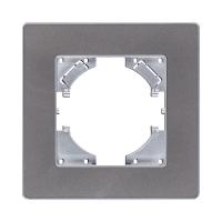 Рамка 1-постовая, серый Kollinger Eleganz Acryl EA1GY