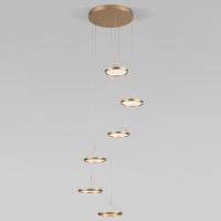 Подвесной светодиодный светильник 90034/6 золото Eurosvet Crespella