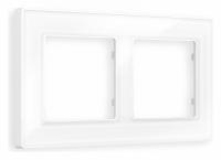 Рамка ALFA Arctic (Белый Стекло органическое) 2-ая AF580102