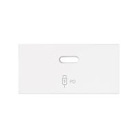 Simon 100 Белый матовый Накладка зарядного устройства USB