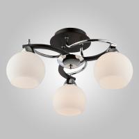 Люстра с плафонами 9654/3 хром / венге Eurosvet Larion