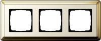Gira ClassiX Латунь/Кремовый Рамка 3-ая