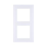 Рамка 2-постовая, стекло белый Kollinger Asthetik AS2WH