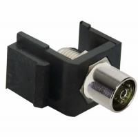 Вставка Keystone с TV коннектором, черный (32554 BK)