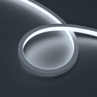 Arlight Лента герметичная MOONLIGHT-TOP-X320-13x12mm 24V White6000 (5 W/m, IP67, sauna, 15m, wire x2) (Вывод вниз, 3 года)