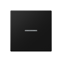 JUNG A Flow/A 550 Черный матовый Клавиша 1-ая с подсветкой