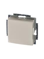 ABB BJB Basic 55 Беж Розетка с/з с крышкой