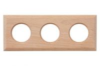 BIRONI Шедель Бук Натурэль Рамка 3-ая Форма квадрат (скрытый монтаж)