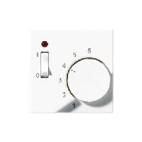 JUNG A 500 Белая Накладка термостата комнатного с выкл.(мех TR231U,TR241U)